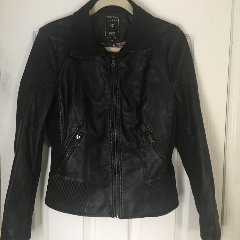 Guess leather jacket
